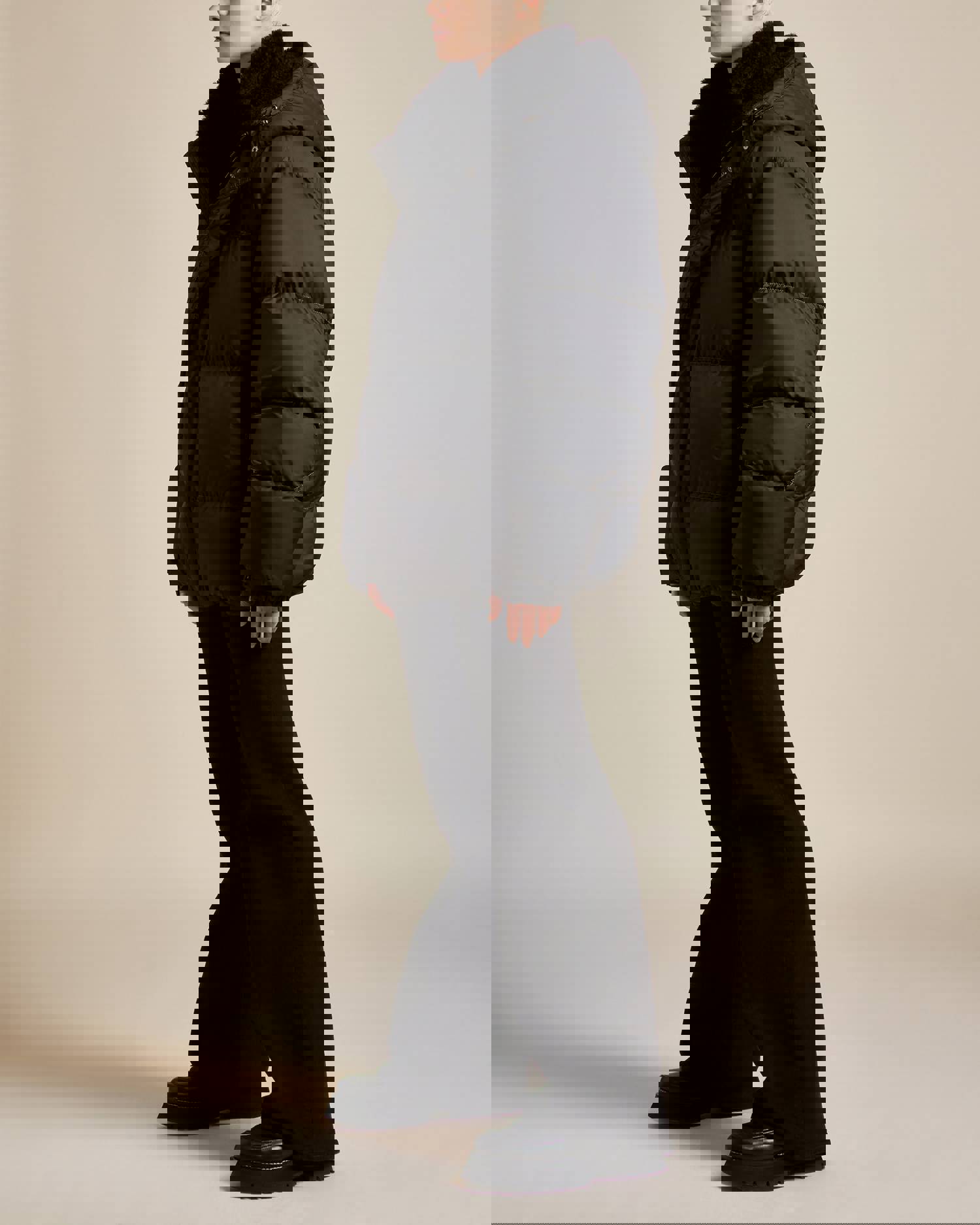 The Apollo Water Resistant Jacket - Unisex Winter Puffer with Shearling-Lined Collar