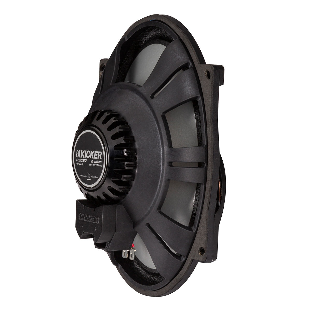 Kicker PS 5 x 7 Replacement 2-Way Coaxial 2 ohm Weather-Proof Speakers for Harley Davidson