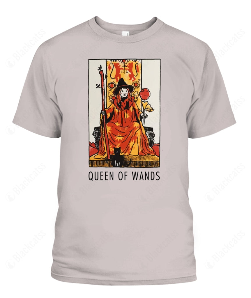 Hocus Pocus Tarot Card King Of Wands Custom Graphic T-Shirt