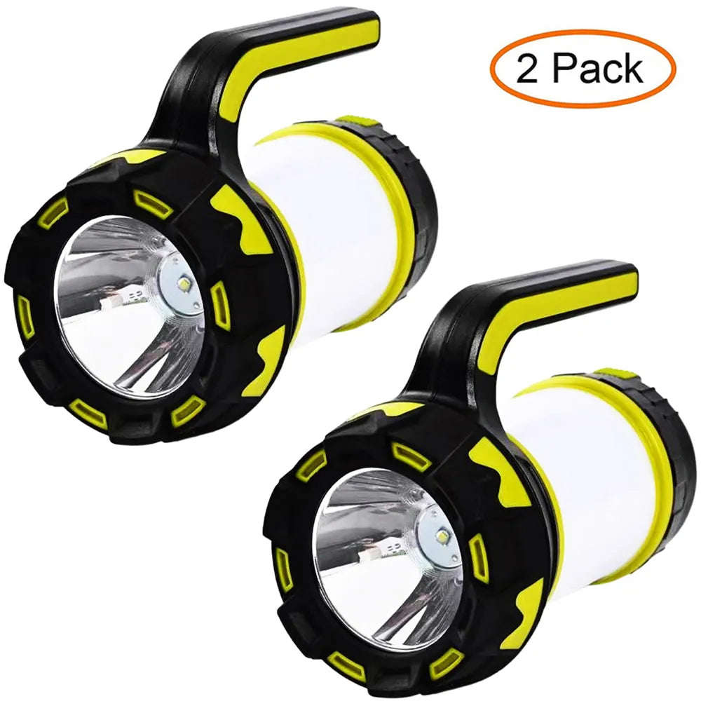 New LED Camping Lantern - Rechargeable, 3000mAh Power Bank, Waterproof Flashlight