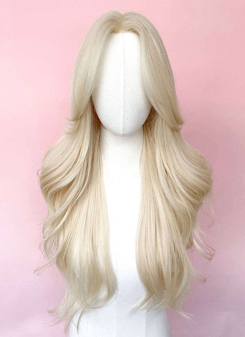 Barbie Long Wavy Light Blonde Lace Front Synthetic Hair Wig LF3299A