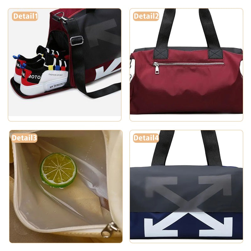 Large-Capacity Dry and Wet Separation Travel Luggage Duffle Bag Purse