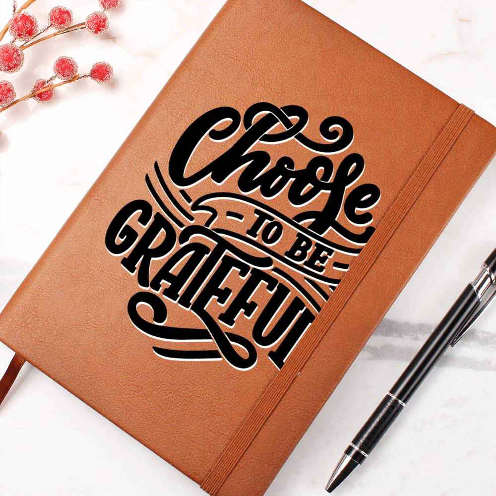 Gratitude Journal - Inspirational Leather Journal for Daily Reflection & Motivation