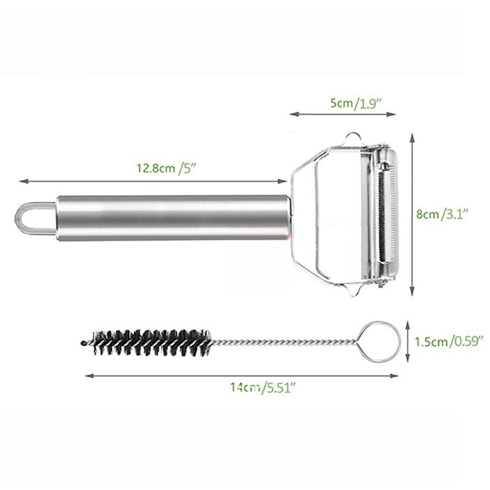 SEGMART Premium Ultra Sharp Julienne Peeler & Vegetable Peeler for Kitchen