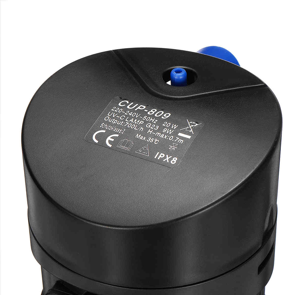5W/7W/9W Ultra-Silent Aquarium Air Pump Filter with UV Sterilizer