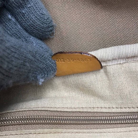 GUCCI DUFFLE TRAVEL BAG WEEKENDER VINTAGE SHERRY