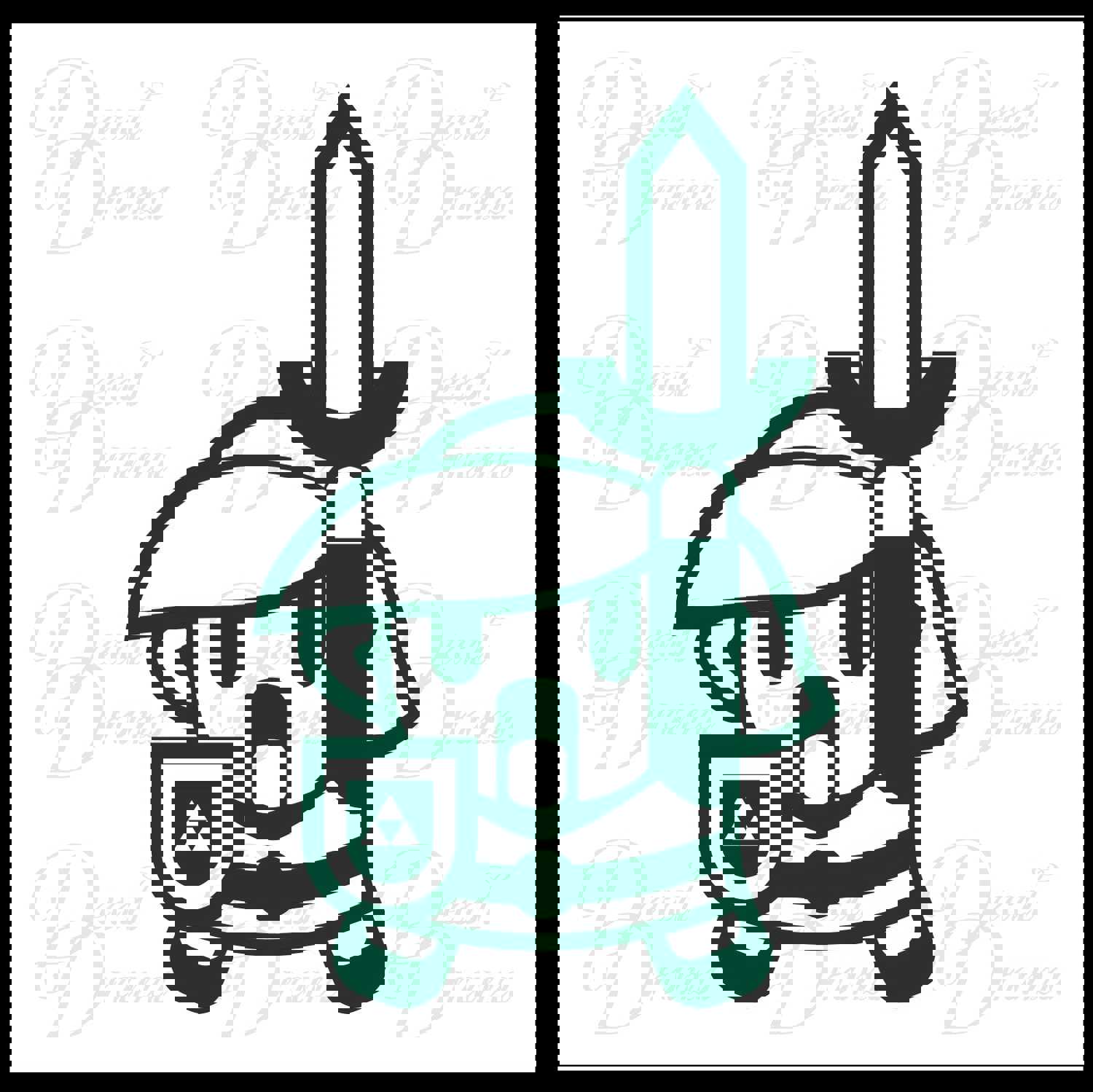 Legend of Zelda Cartoon Link Vinyl Decal for Car or Laptop