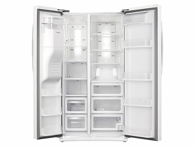 Samsung RS25H5111WW 25 Cu. Ft. Side-By-Side Refrigerator With In-Door Ice Maker In White
