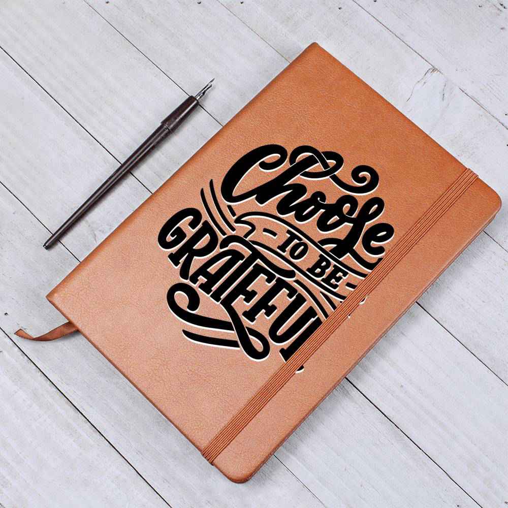 Gratitude Journal - Inspirational Leather Journal for Daily Reflection & Motivation
