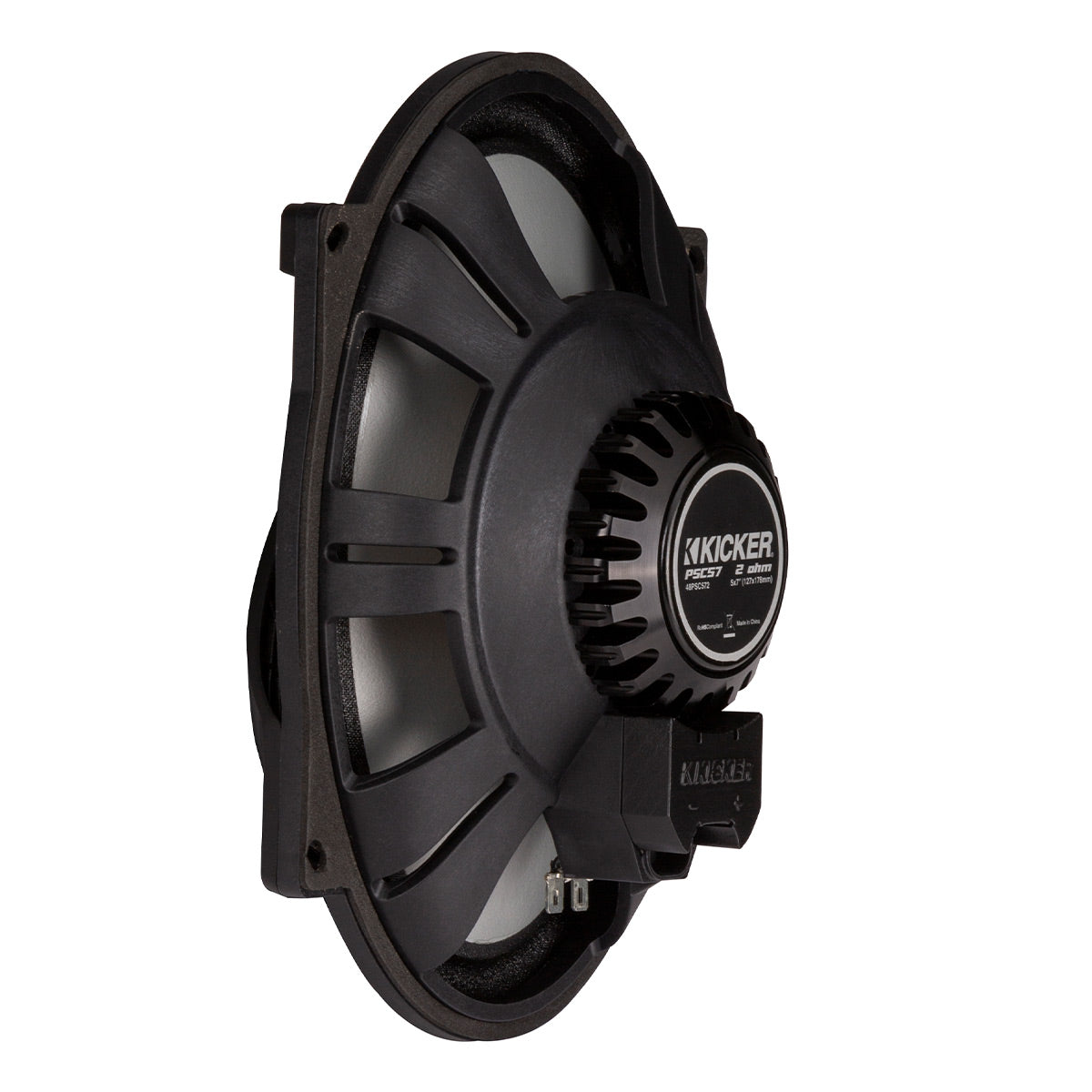 Kicker PS 5 x 7 Replacement 2-Way Coaxial 2 ohm Weather-Proof Speakers for Harley Davidson