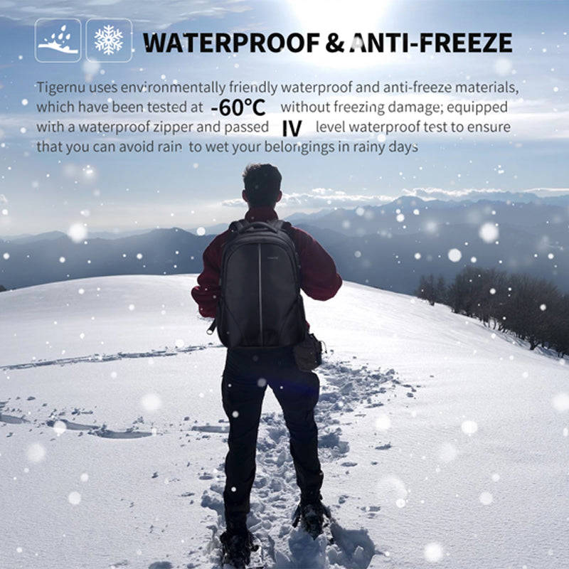 Business Travel Backpack - Waterproof Anti-theft Laptop Backpack with Large Capacity
