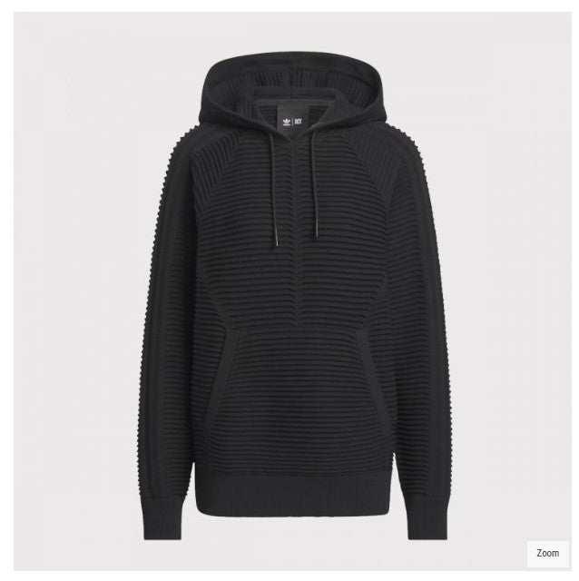 Adidas x Ivy Park 3D Knit Hoodie Black - GG Size