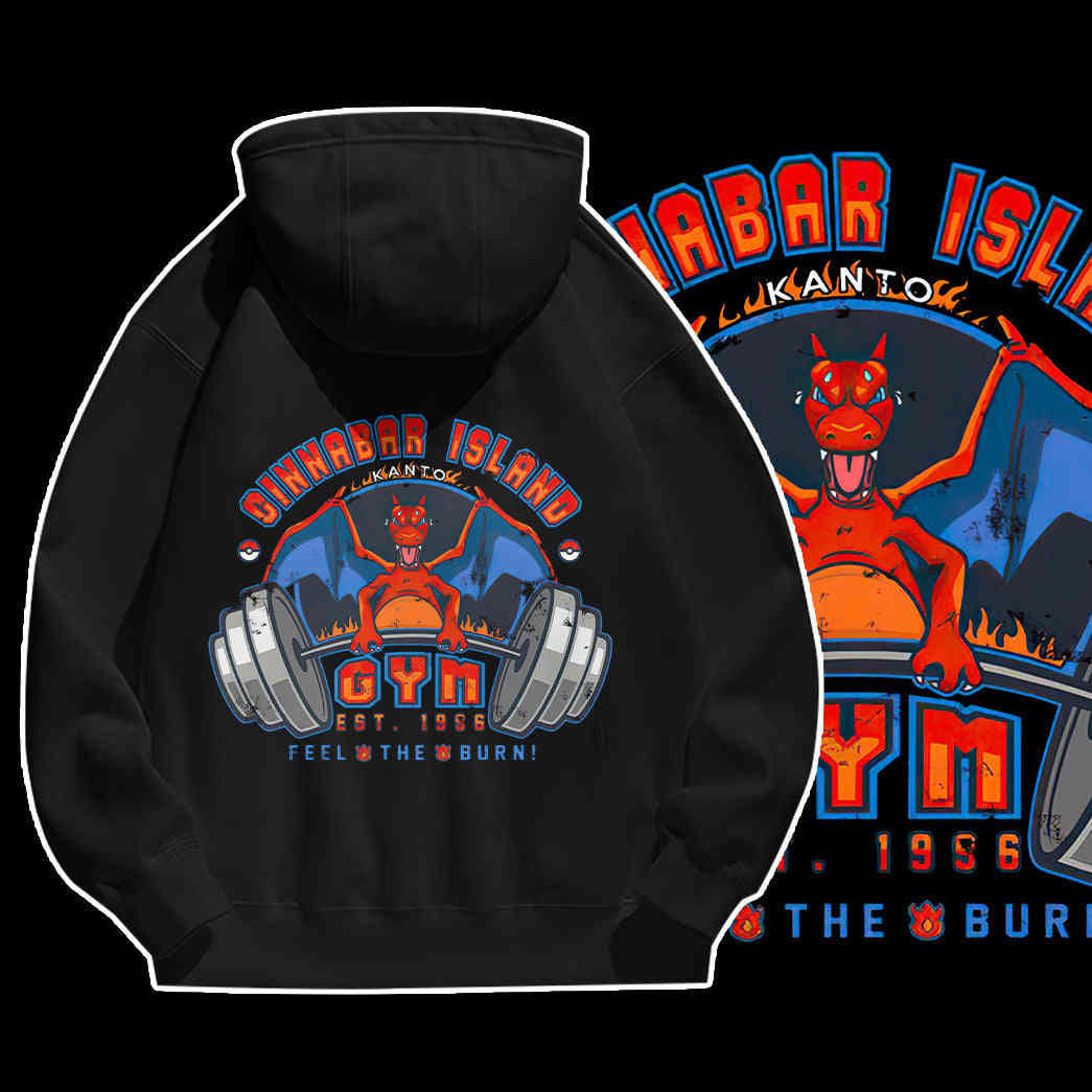 Cinnabar Island Kanto Gym Custom Graphic T-Shirt