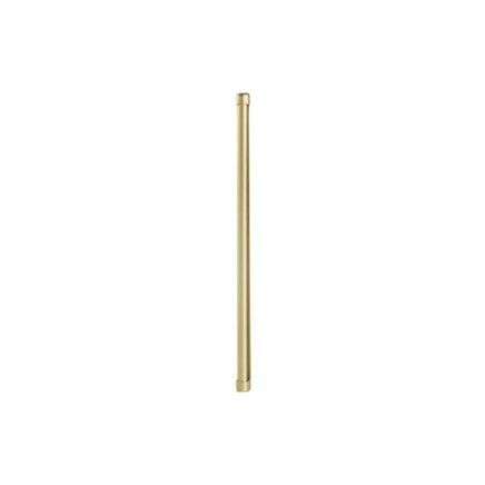 Hallman 36 Built-In French Door Refrigerator with Brass Trim and Automatic Ice Maker