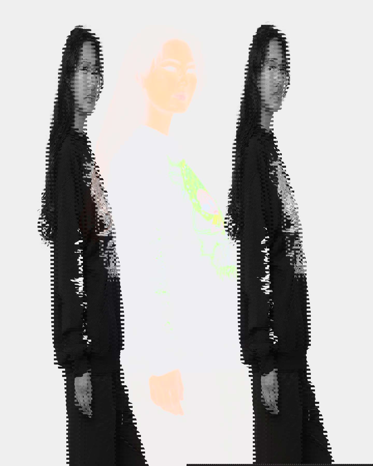 Goat Crew X Rick And Morty Portal Hoodie Black