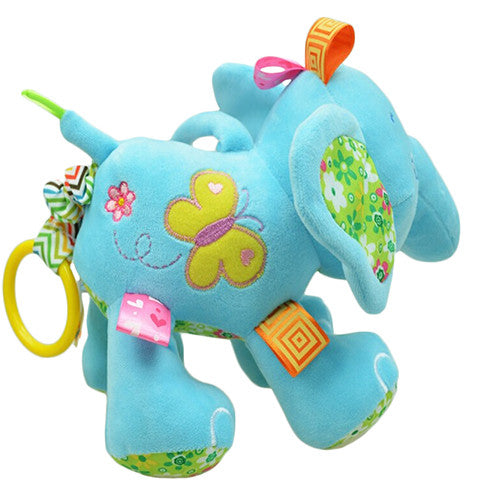 Cute Plush Lullaby Musical Elephant Toy for Baby