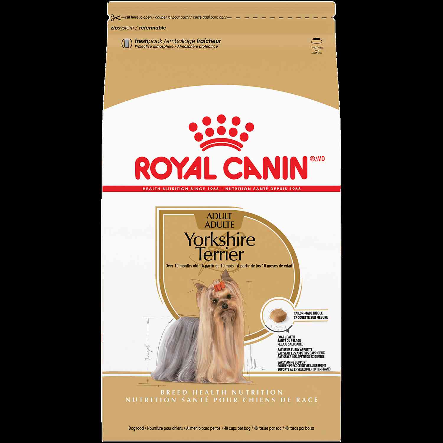 Royal Canin Yorkshire Terrier Adult Dry Dog Food - Tailored Nutrition for Purebred Yorkies