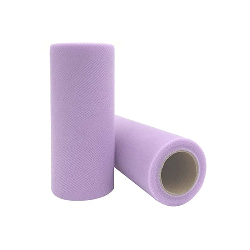 15cm White Organza Roll Tulle Fabric for DIY Tutu Skirt and Party Decor