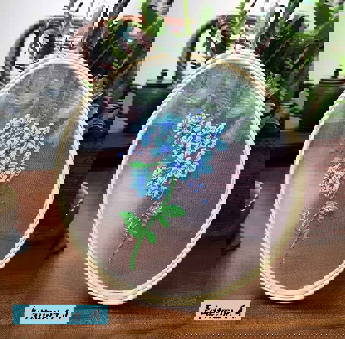 Transparent Mesh Floral Embroidery Kit - DIY Craft for Experienced Stitchers