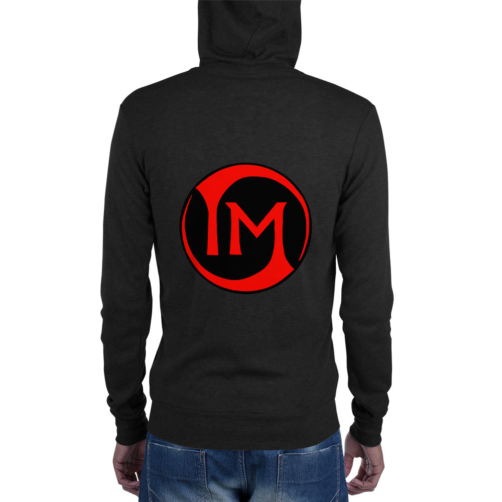 t-id ZIP UP HOODIE - Lightweight Unisex Hoodie with Kangaroo Pocket