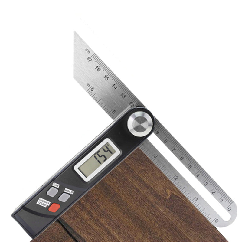 360 Degree Electronic Digital Angle Ruler - 320mm Stainless Steel Digital Protractor with LCD Display