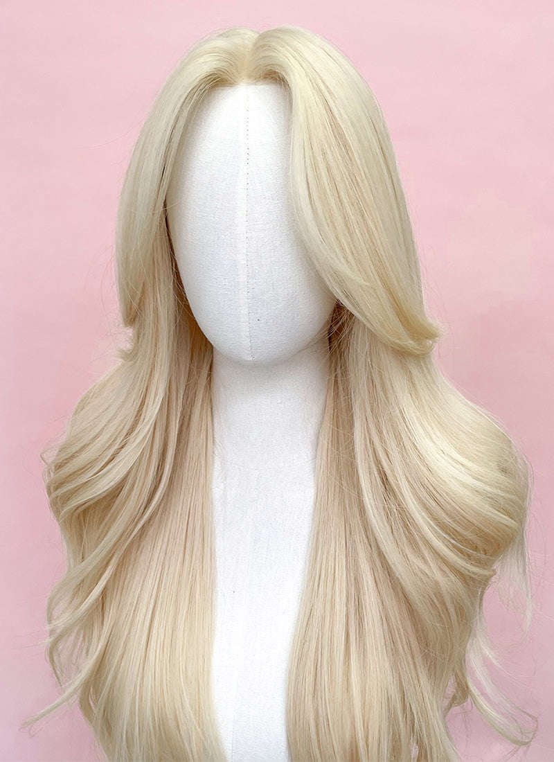 Barbie Long Wavy Light Blonde Lace Front Synthetic Hair Wig LF3299A