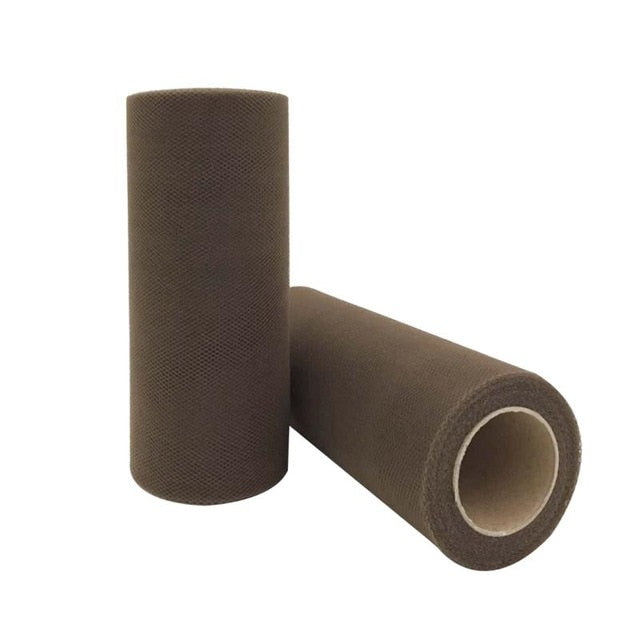 15cm White Organza Roll Tulle Fabric for DIY Tutu Skirt and Party Decor