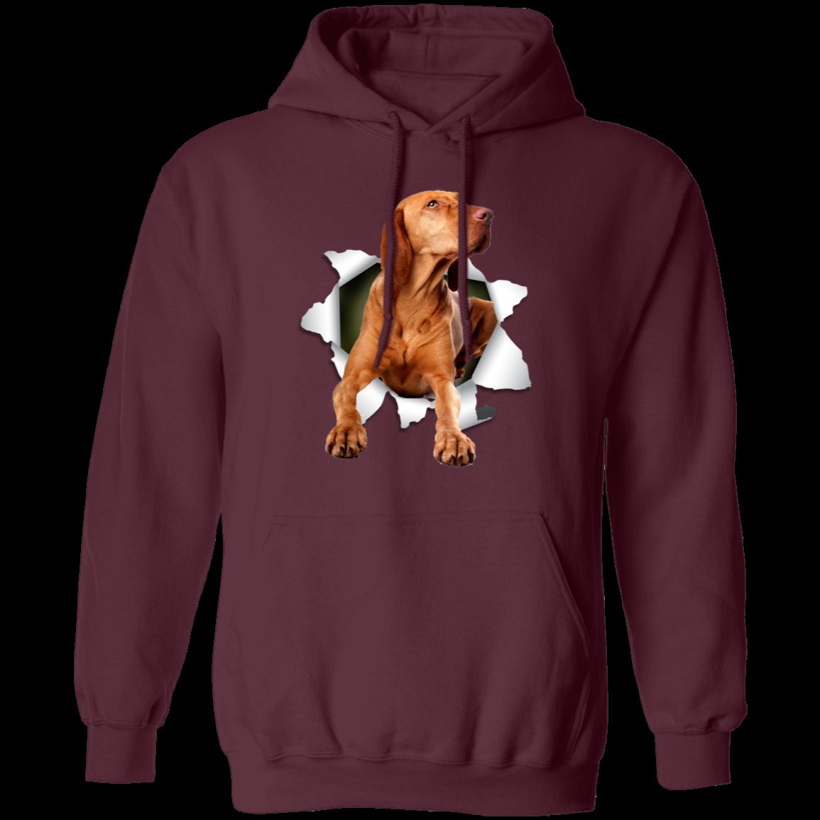 VIZSLA 3D LADIES Pullover Hoodie - 8 oz Cotton/Poly Blend