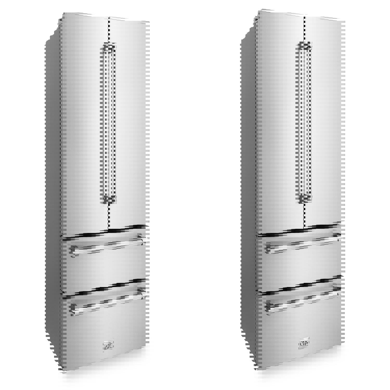 ZLINE 36-Inch 22.5 cu. ft Freestanding French Door Refrigerator with Ice Maker in Fingerprint Resistant Stainless Steel (RFM-36)