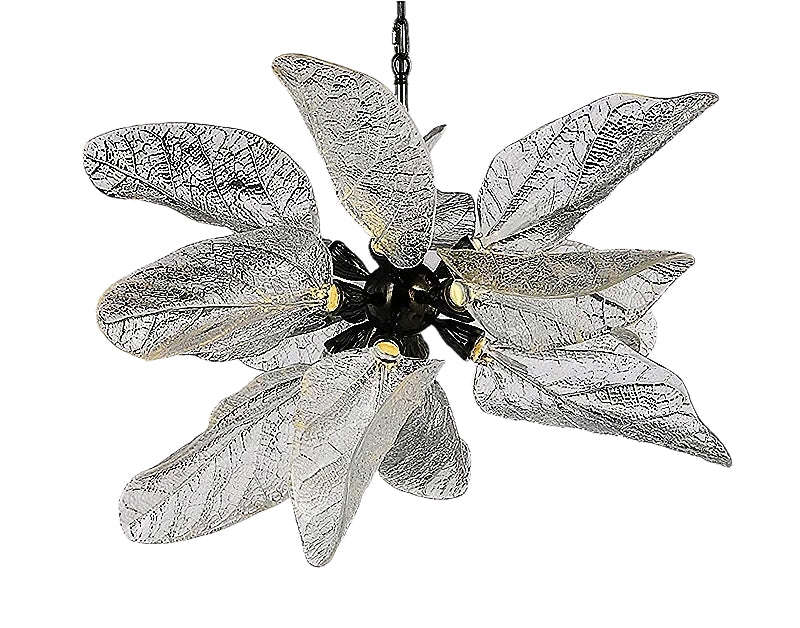 MIRODEMI® Creative LED Leaf-Shaped Chandelier for Living Room and Kitchen