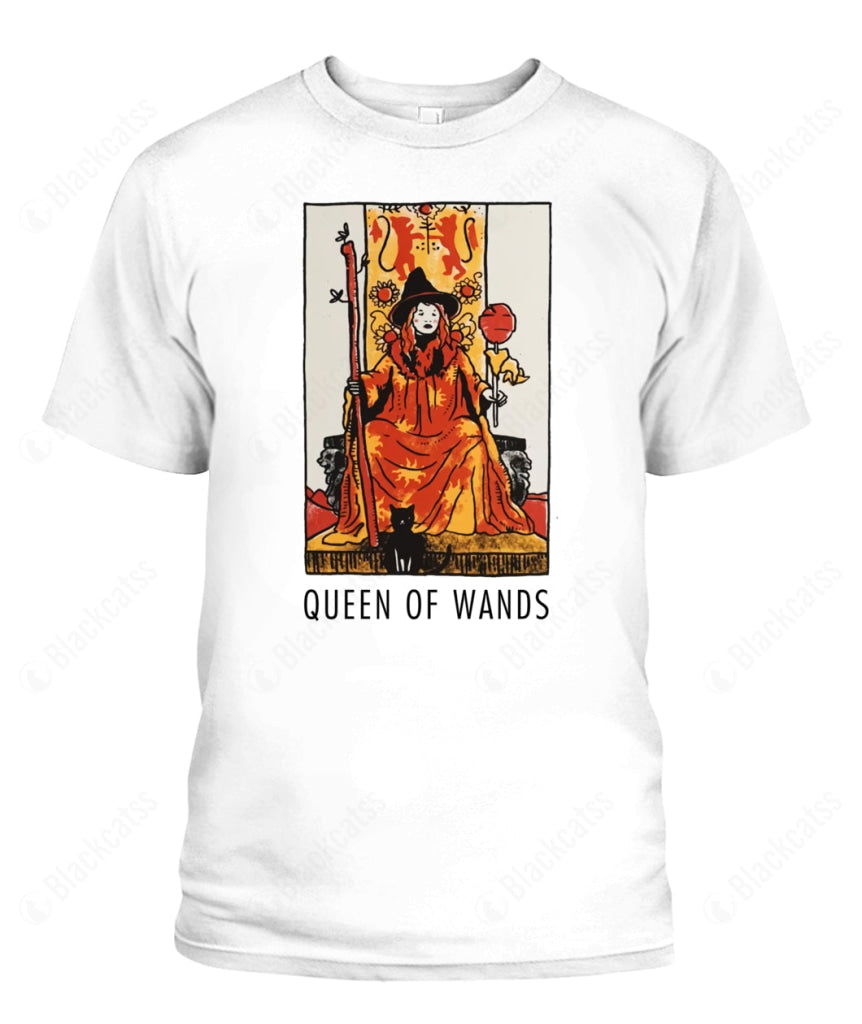 Hocus Pocus Tarot Card King Of Wands Custom Graphic T-Shirt