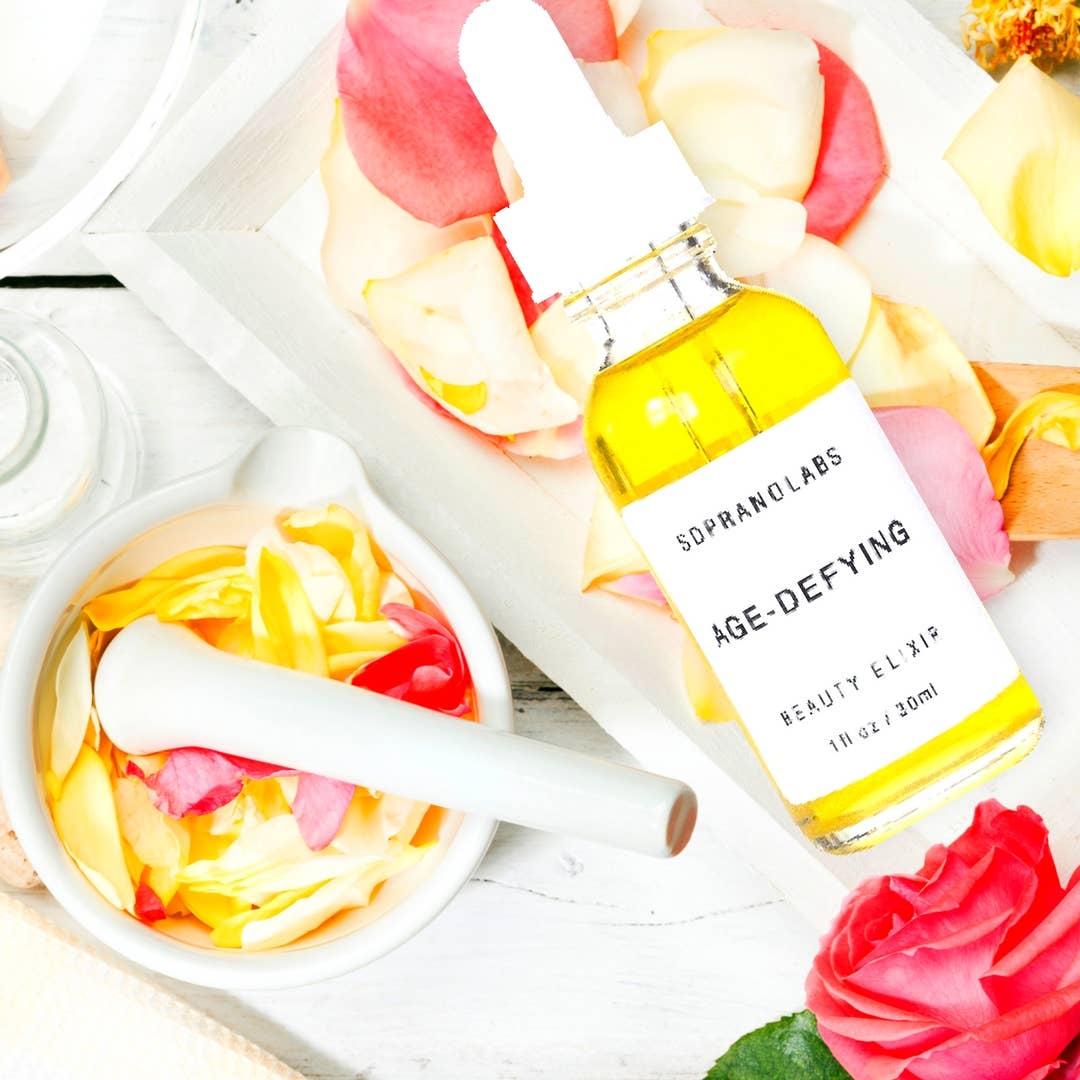 Age-Defying Beauty Elixir with Rose Damask Essential Oils & Coenzyme Q10