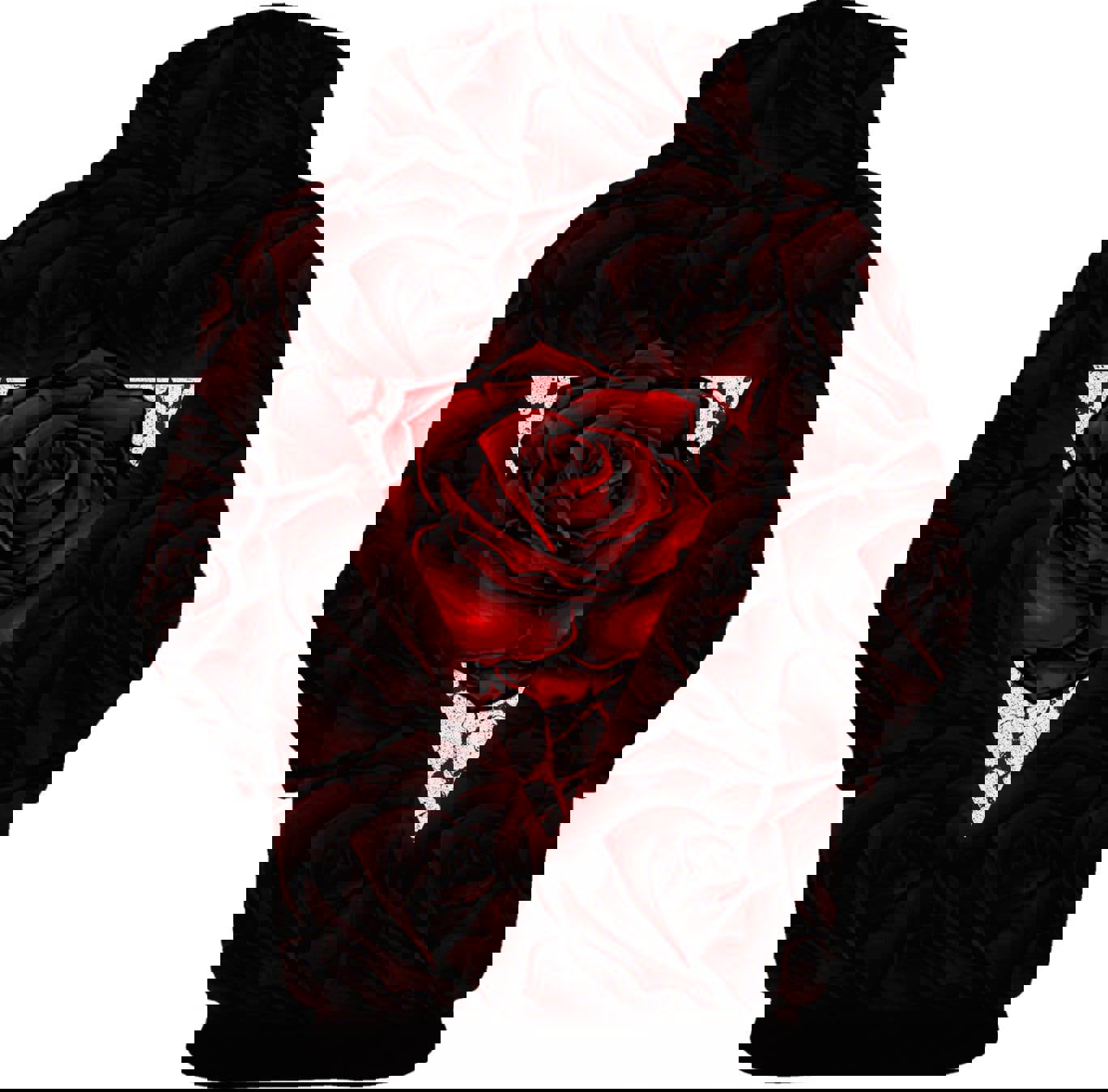 Red Rose Hoodie - Unique Premium Artwear