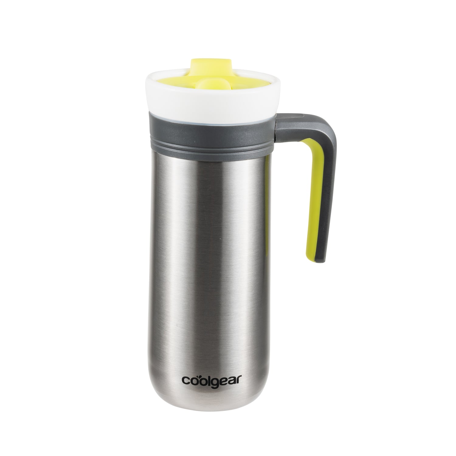 COOL GEAR 4-Pack 12 oz Stainless Steel Kona Triple Insulated Travel Mug with Handle