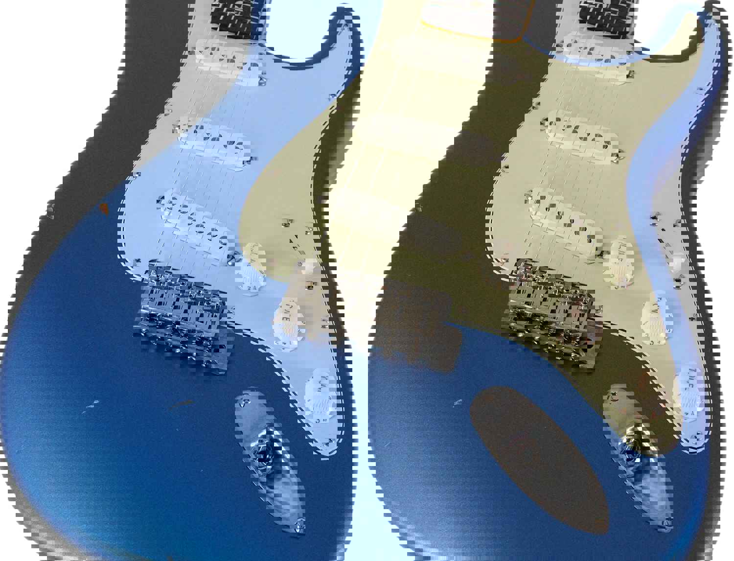 Nash S-63 Guitar, Lake Placid Blue, Light Aging