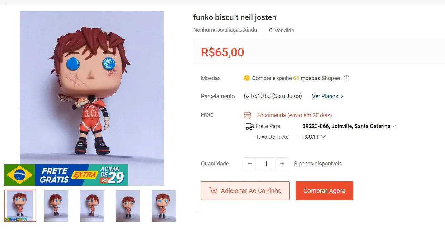 Funko Biscuit Handmade Collectibles - Set of 8 Unique Characters