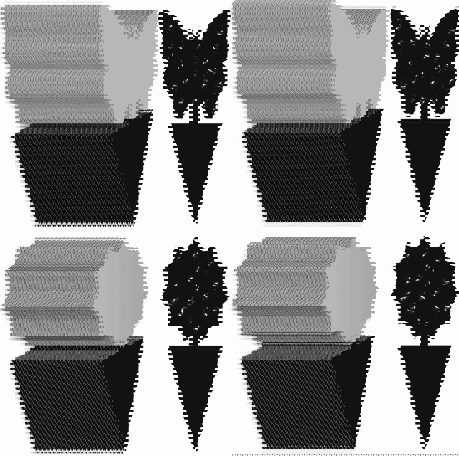 120PCS Sticky Fruit Fly Traps for Indoor & Outdoor Plants - UV Resistant & Waterproof