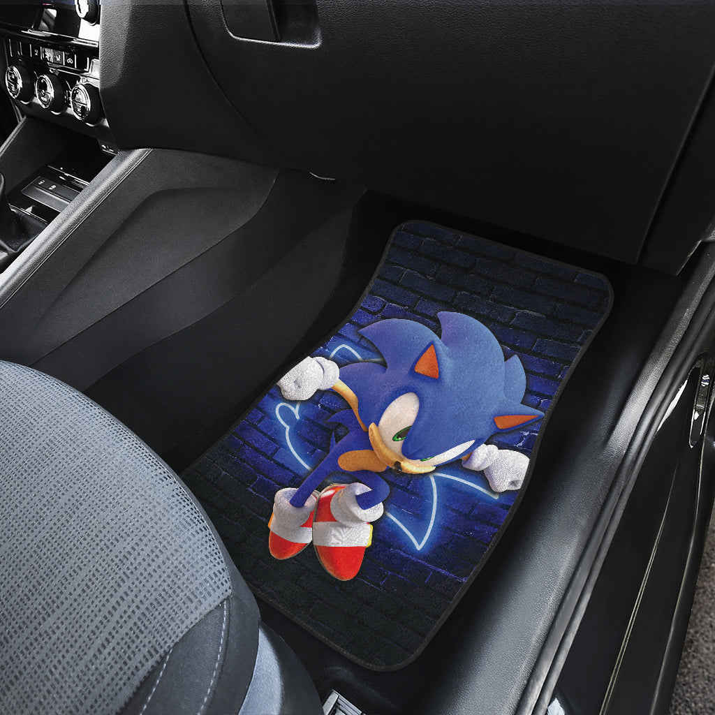 Sonic The Hedgehog Custom Car Floor Mats for Fans - Cartoon Car Accessories