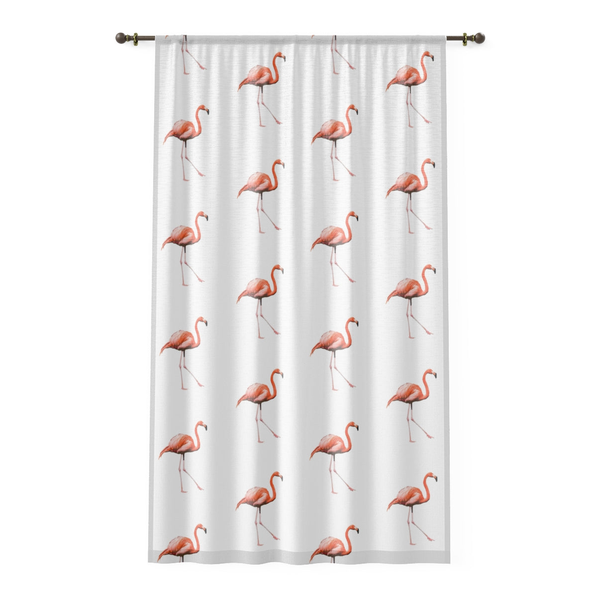 PINK FLAMINGO - SHEER Curtain