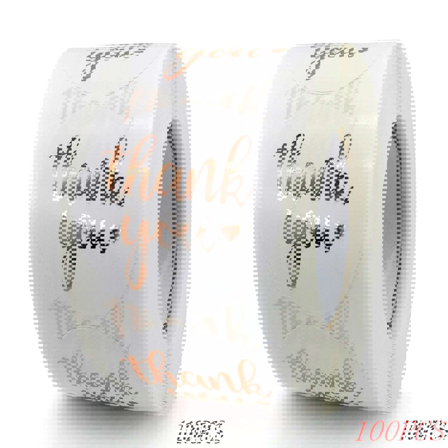 50-500pcs 1inch Blue Thank You Stickers for Envelope Sealing, Handmade Wedding Gift Decoration