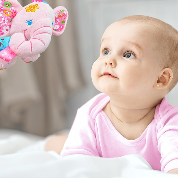 Cute Plush Lullaby Musical Elephant Toy for Baby