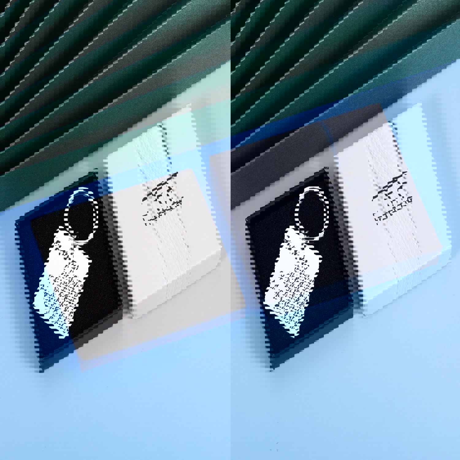 Thank You Keychain Boss Gift for Office Men Women - Appreciation Retirement Farewell Present