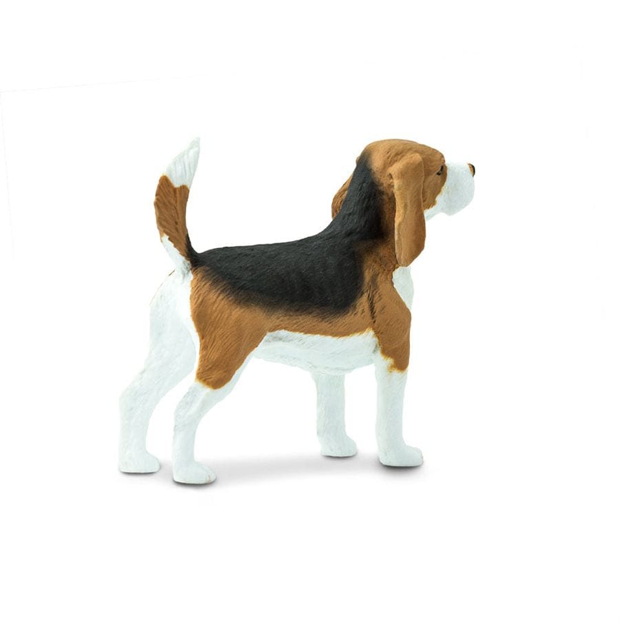 Beagle Toy Figurine - Hand-Painted Dog Statue