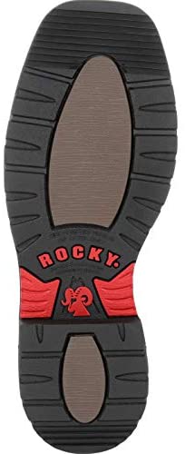 Rocky Women's Original Ride FLX Waterproof Western Work Boot - Soft Toe, Chocolate, Size 8 M