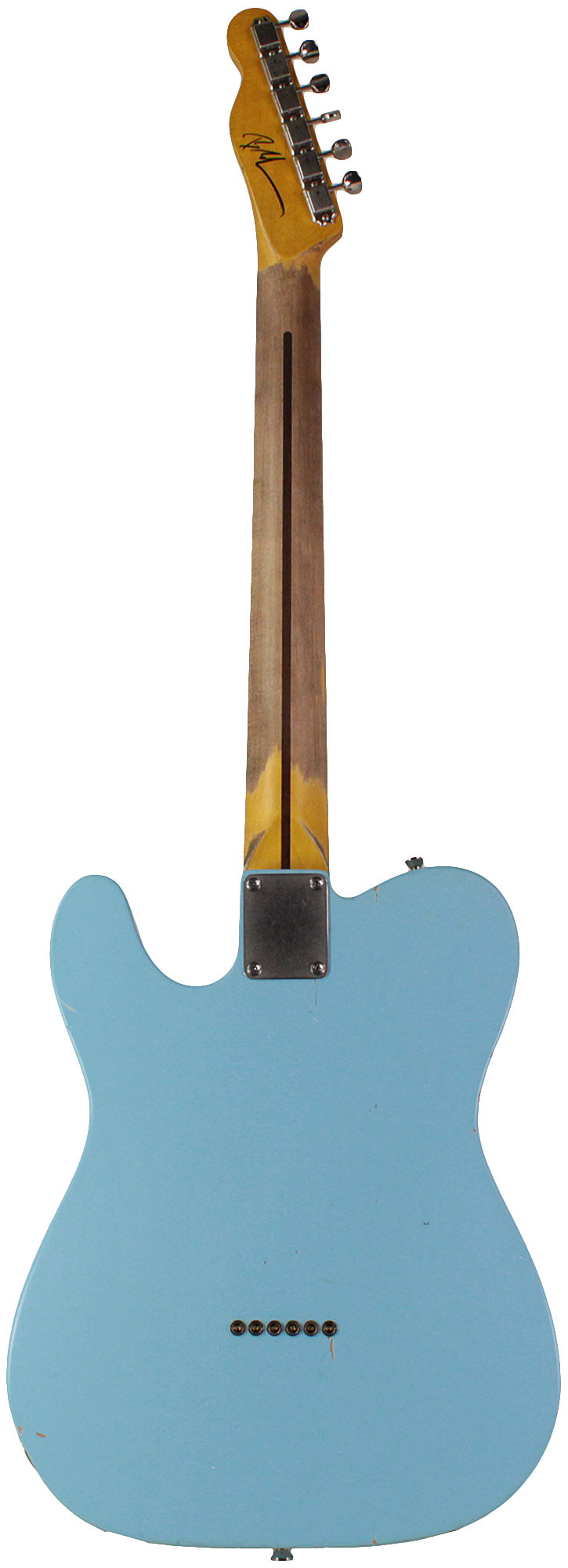 Nash T-57 Guitar - Vintage Styled Tele with Modern Features in Sonic Blue