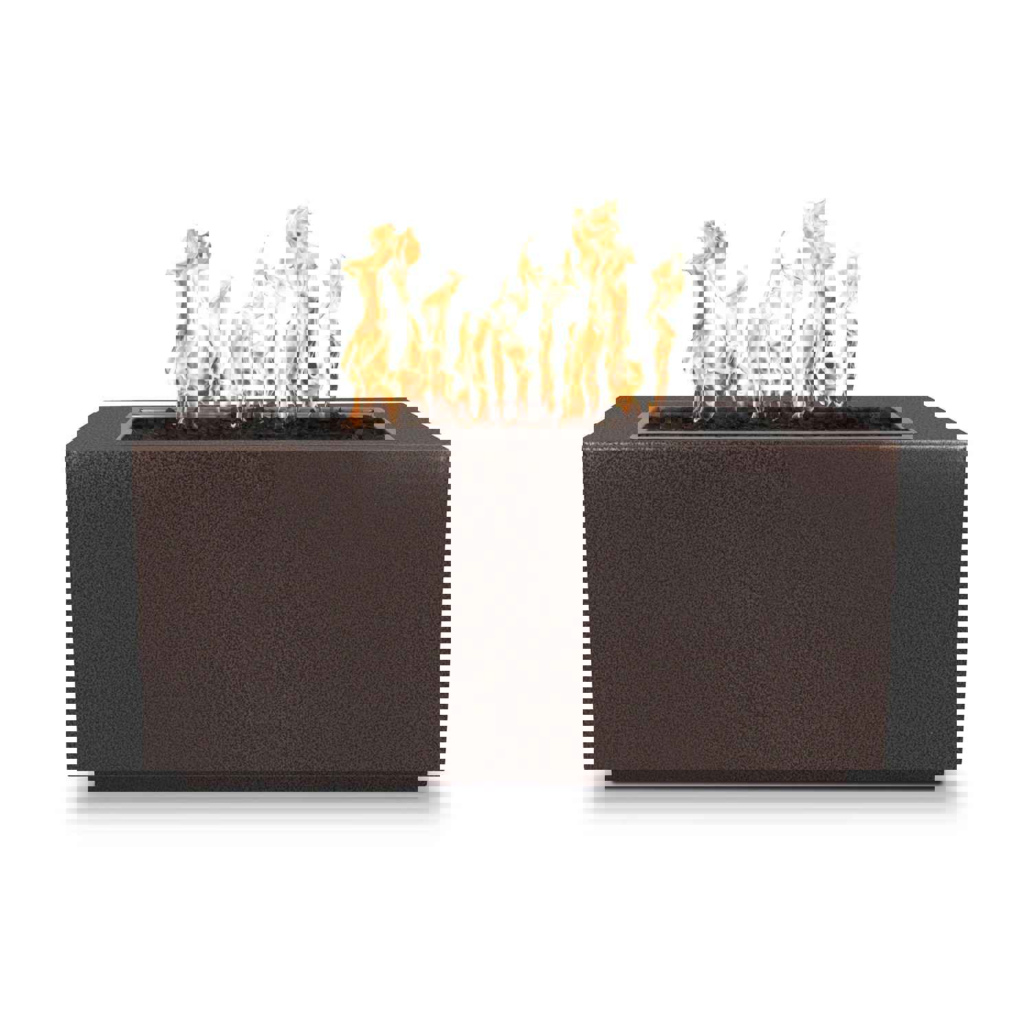 Outdoor Plus Pismo Rectangle Fire Pit in Powder Coated Steel with Free Cover