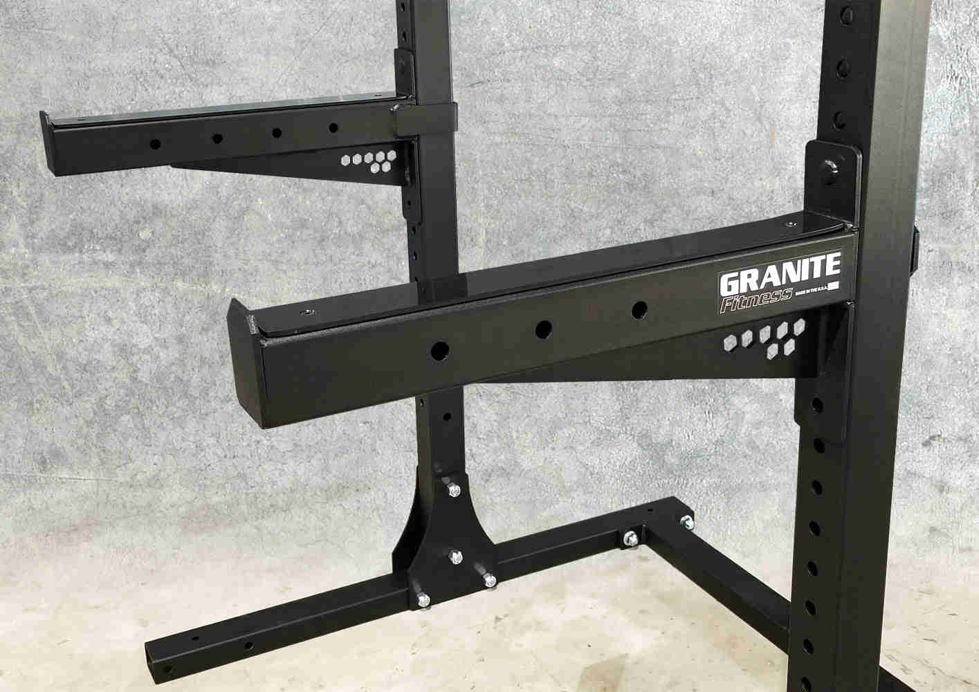 Granite Fitness 24 Safety Spotter Arms Set - Heavy Duty USA Made