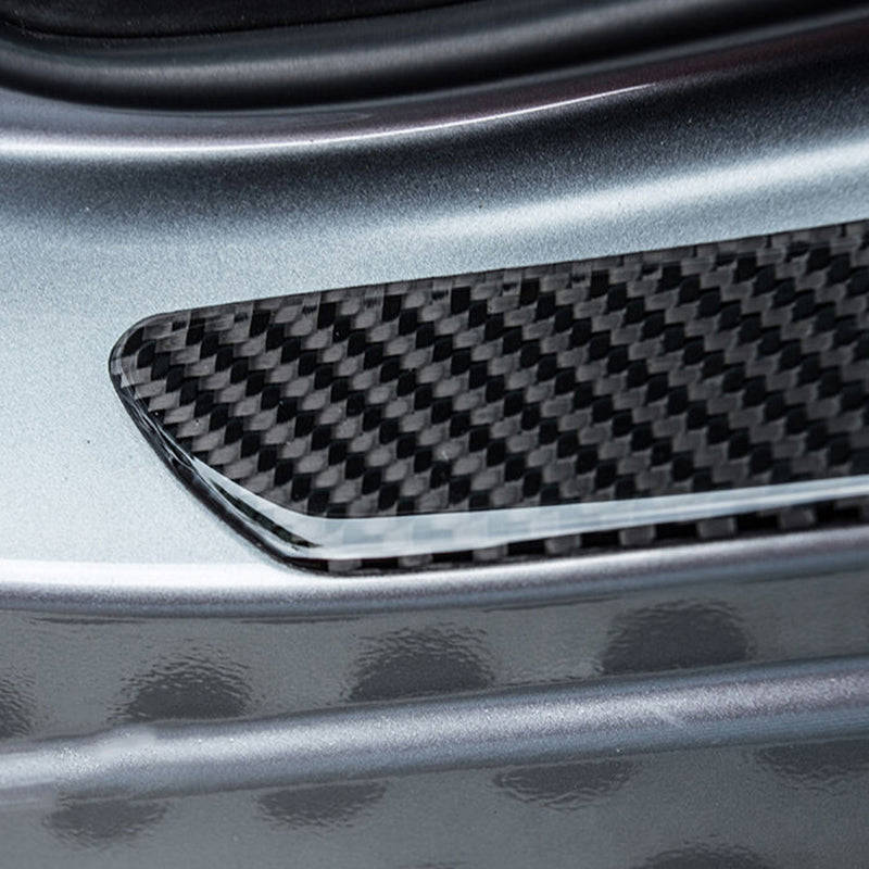 JDM Nismo Carbon Fiber Car Door Welcome Plate Sill Scuff Cover Decal Sticker 4 pcs Set