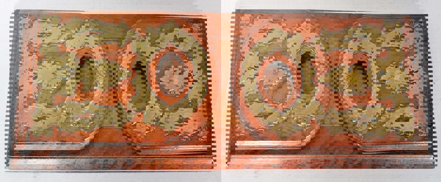 Antique Victorian Arts & Crafts Gothic Revival Adjustable Walnut Book Shelf, Circa 1870