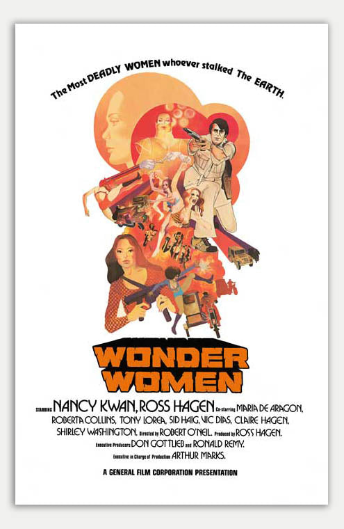 Wonder Women - 11 x 17 Movie Poster (Reprint, 1973)